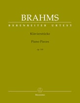 Piano Pieces, Op. 118 piano sheet music cover